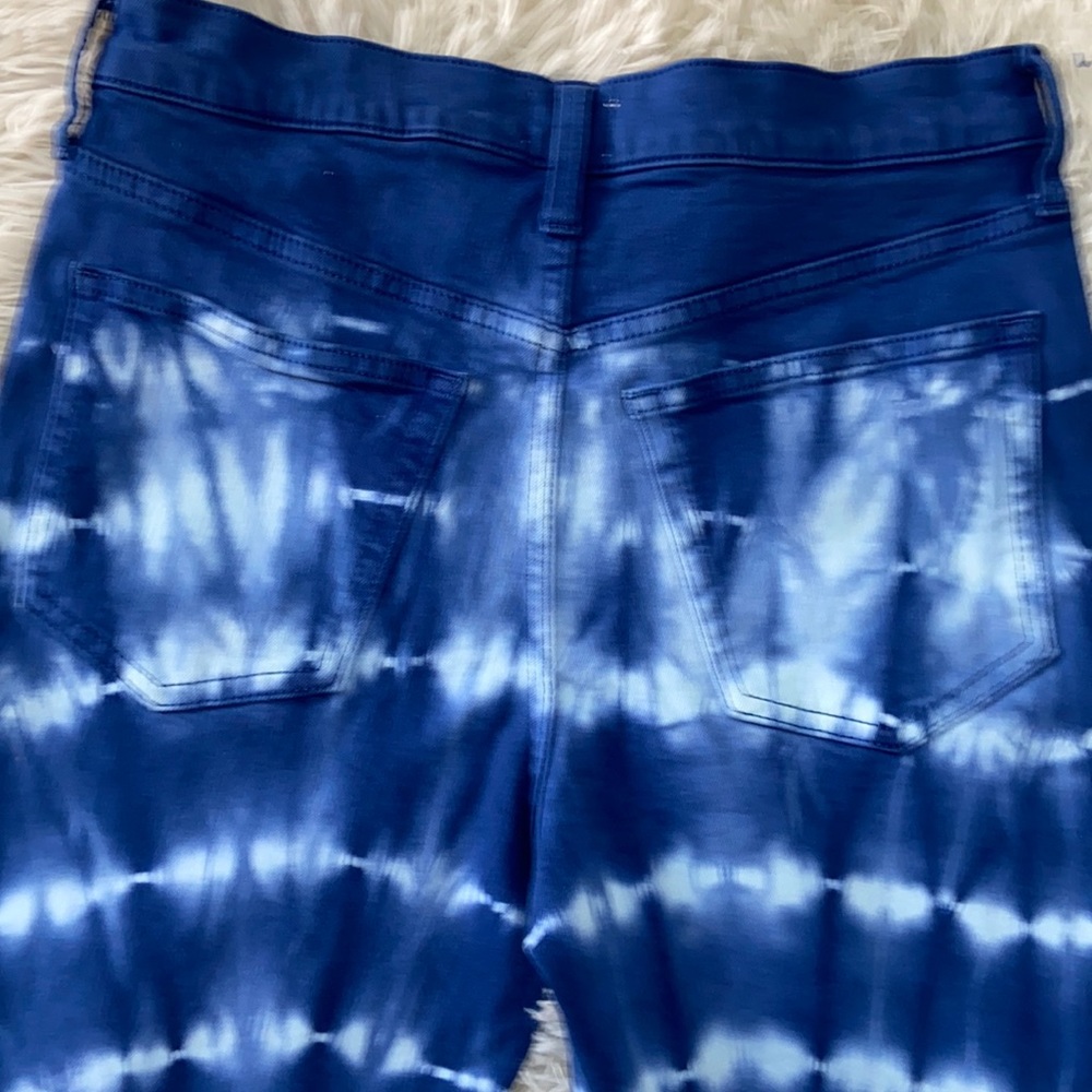 NWT! J. Crew Denim Vintage Straight Tie Dye Raw Hemline Jeans 26 - Picture 14 of 15